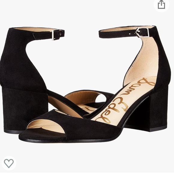 Sam Edelman Sussie black block heel sandals - Picture 3 of 12